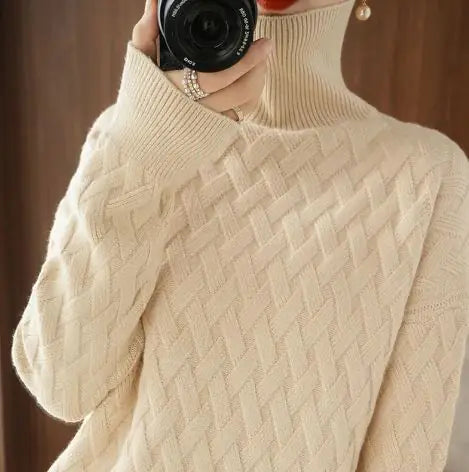 wool-blend Oversize Thick Sweater