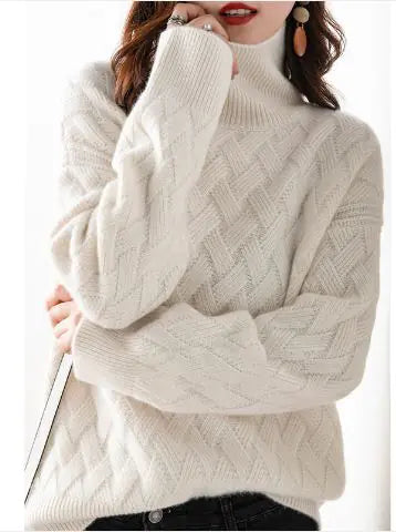 wool-blend Oversize Thick Sweater