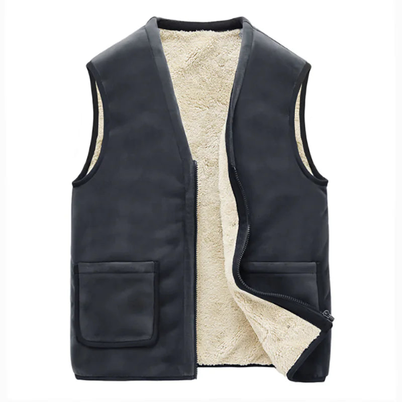 Men's Cashmere Vest: Windproof, Warm & Breathable
