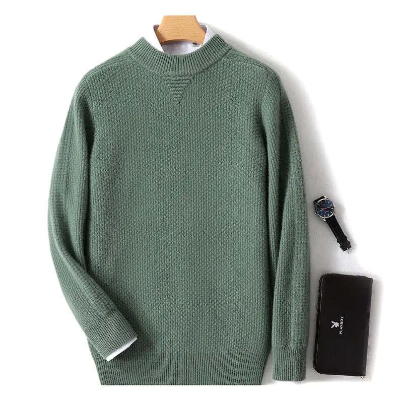 Men's Winter Rhombus Cashmere Sweater